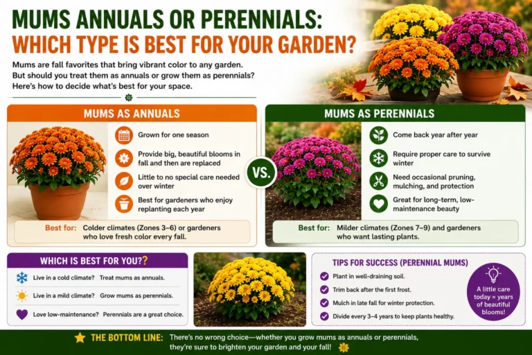 Mums Annuals or Perennials