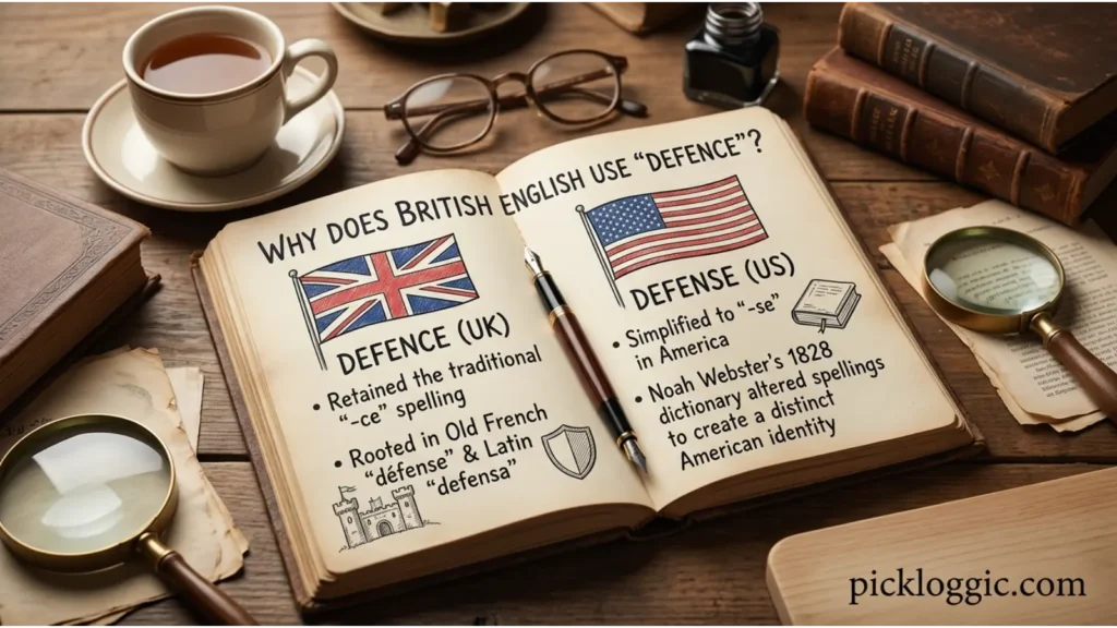 Why Does British English Use “Defence”?