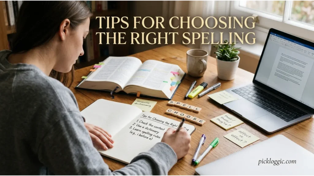 Tips for Choosing the Right Spelling