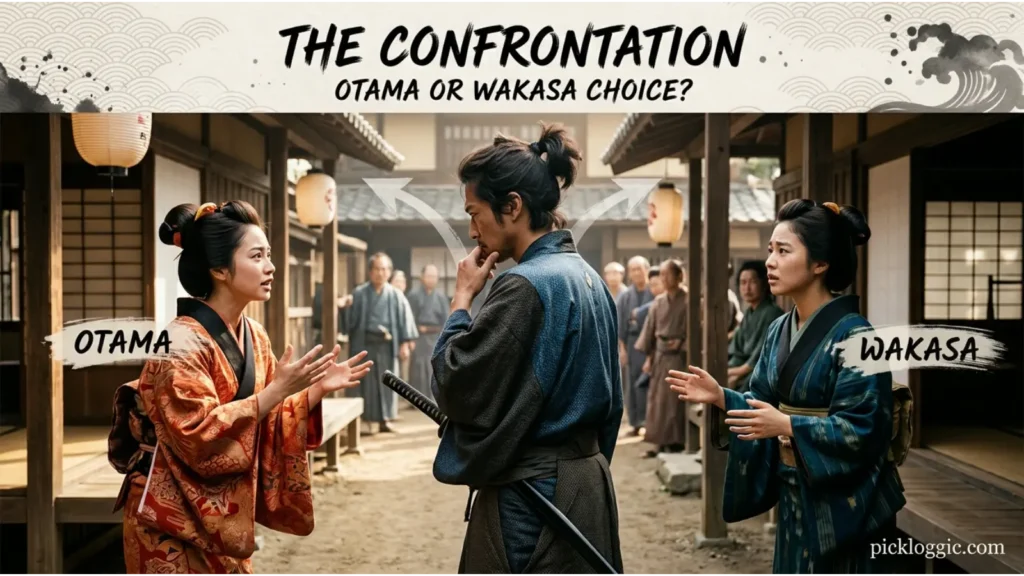 What Is the Confront Otama or Wakasa Choice?