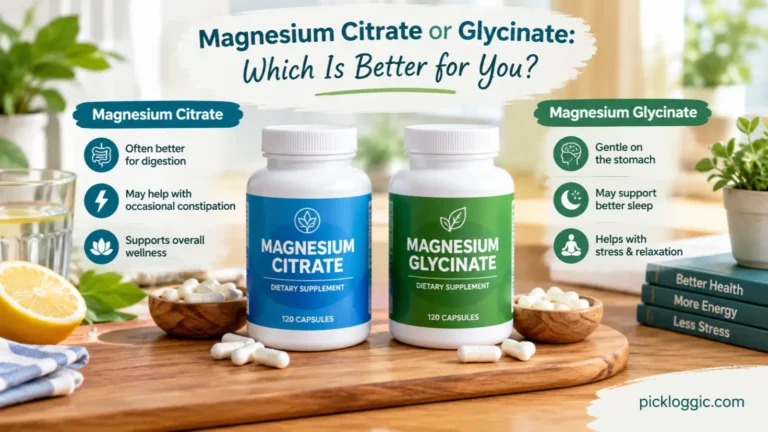 magnesium citrate or glycinate