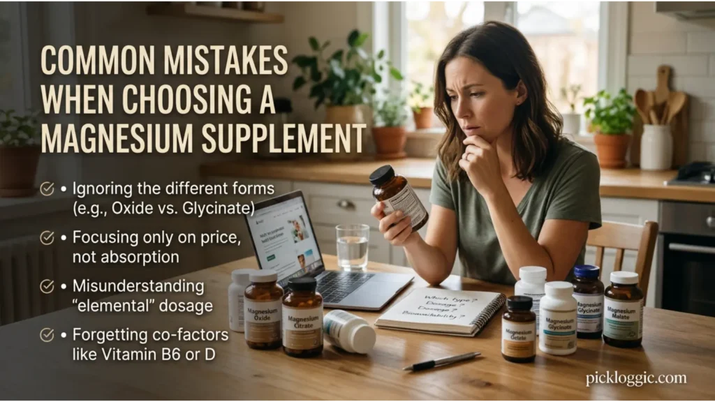 Common Mistakes When Choosing a Magnesium Supplement