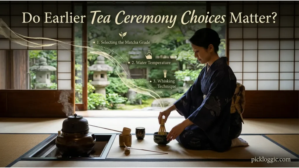 Do Earlier Tea Ceremony Choices Matter?